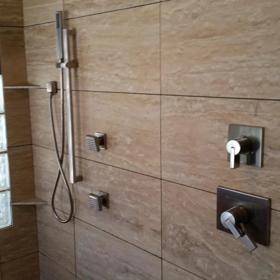 Shower fixture installation for Water Heater Replacement in West St. Paul